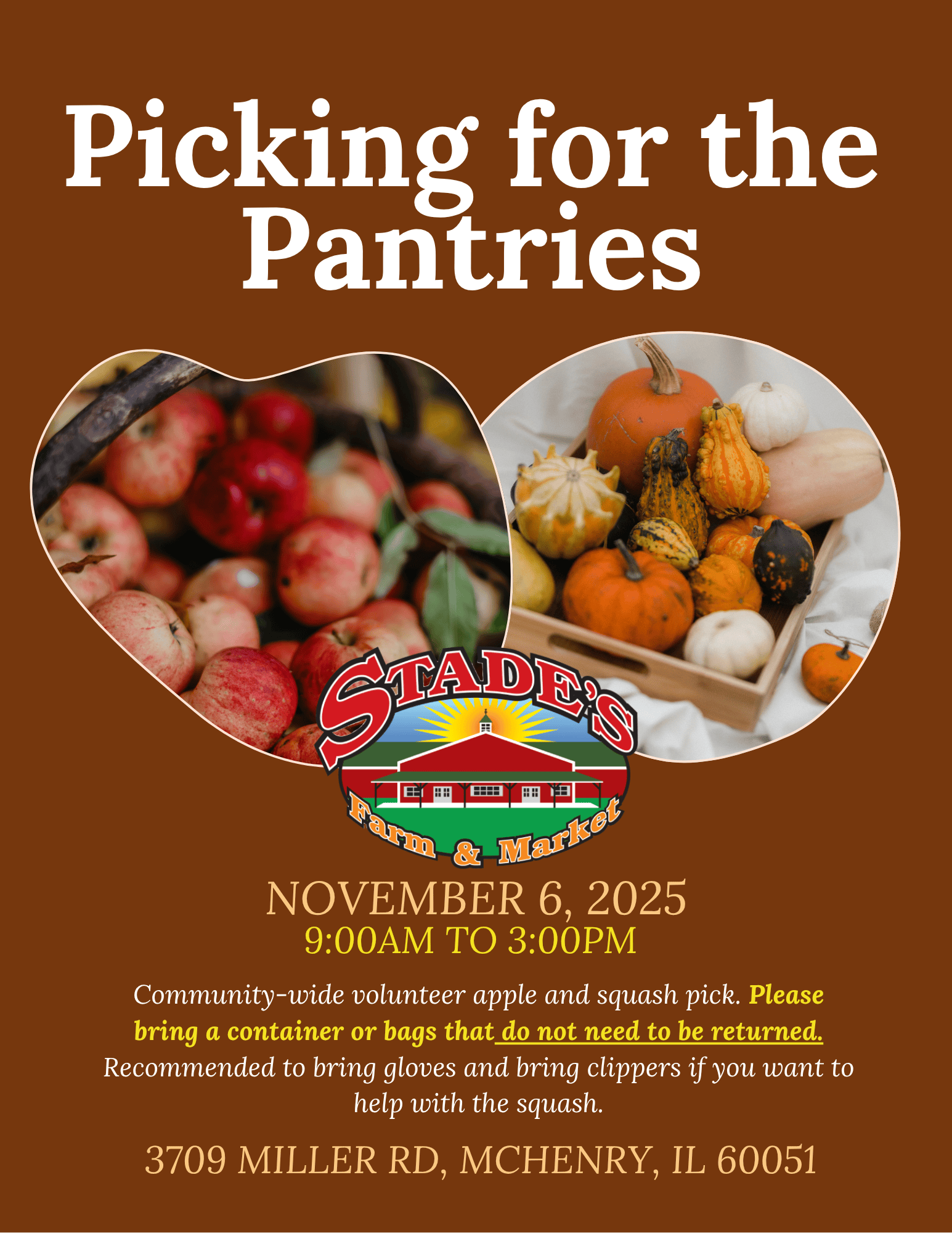 Apple & Squash pick Information