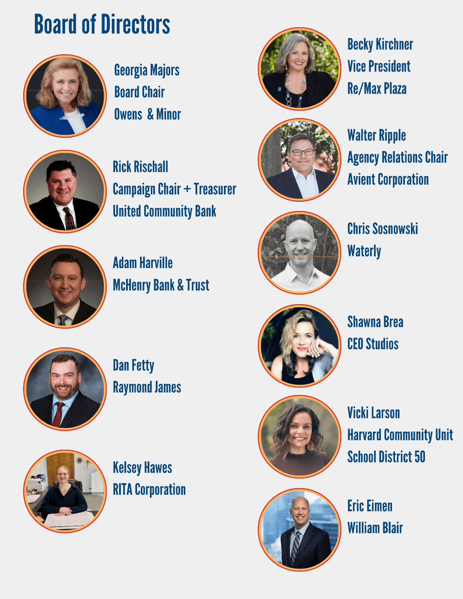 UW McHenry Board of Directors