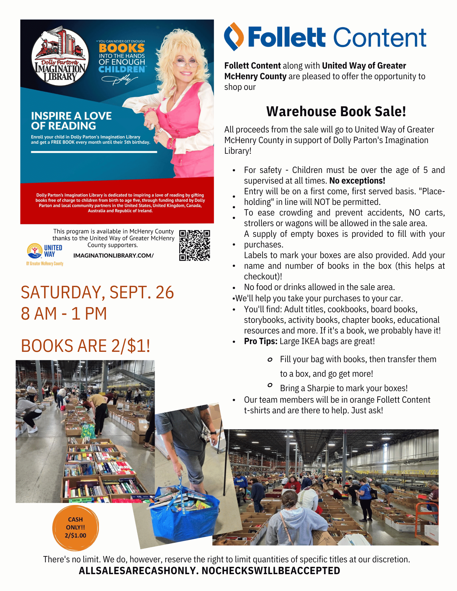 Follett Content Book Sale Flyer