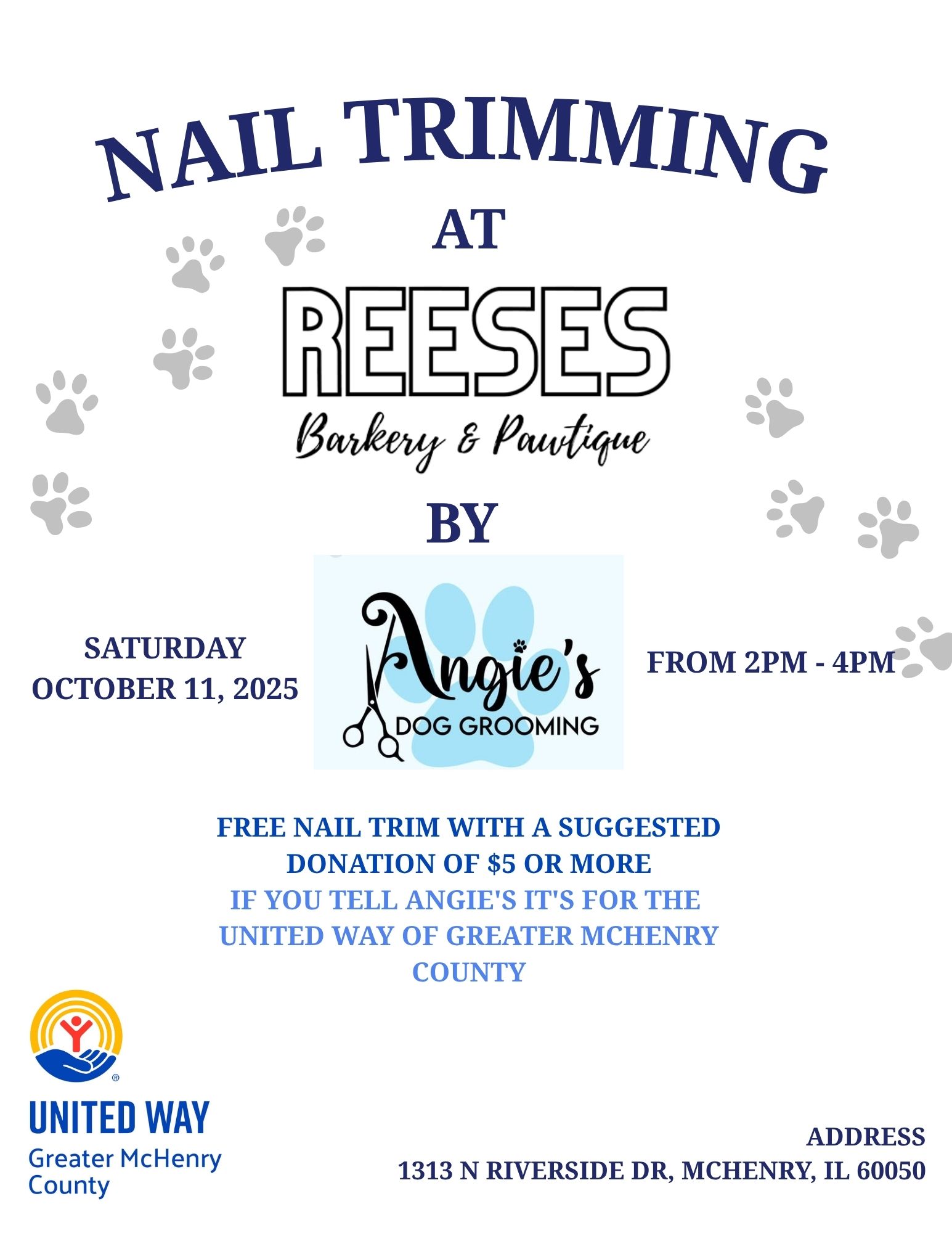 Dog Nail Trimming Flyer